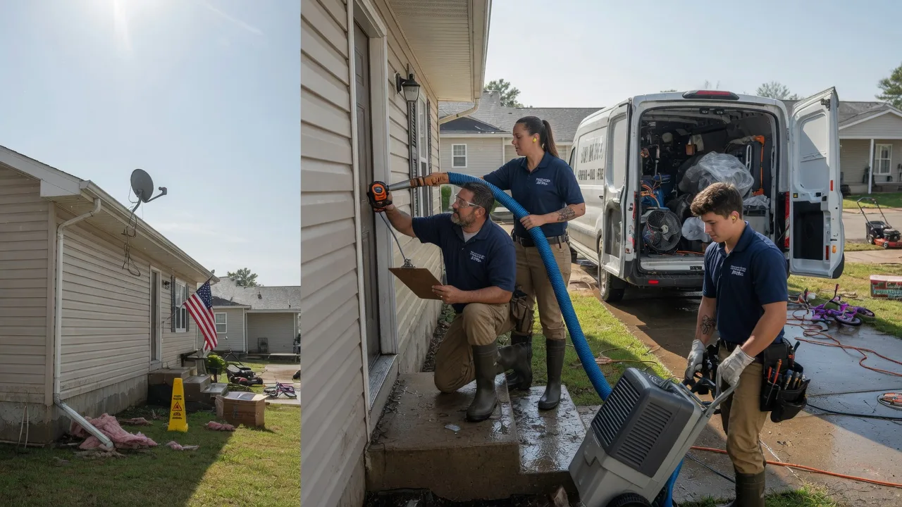 Ceiling Water Damage Restoration in Broadway, OH near me